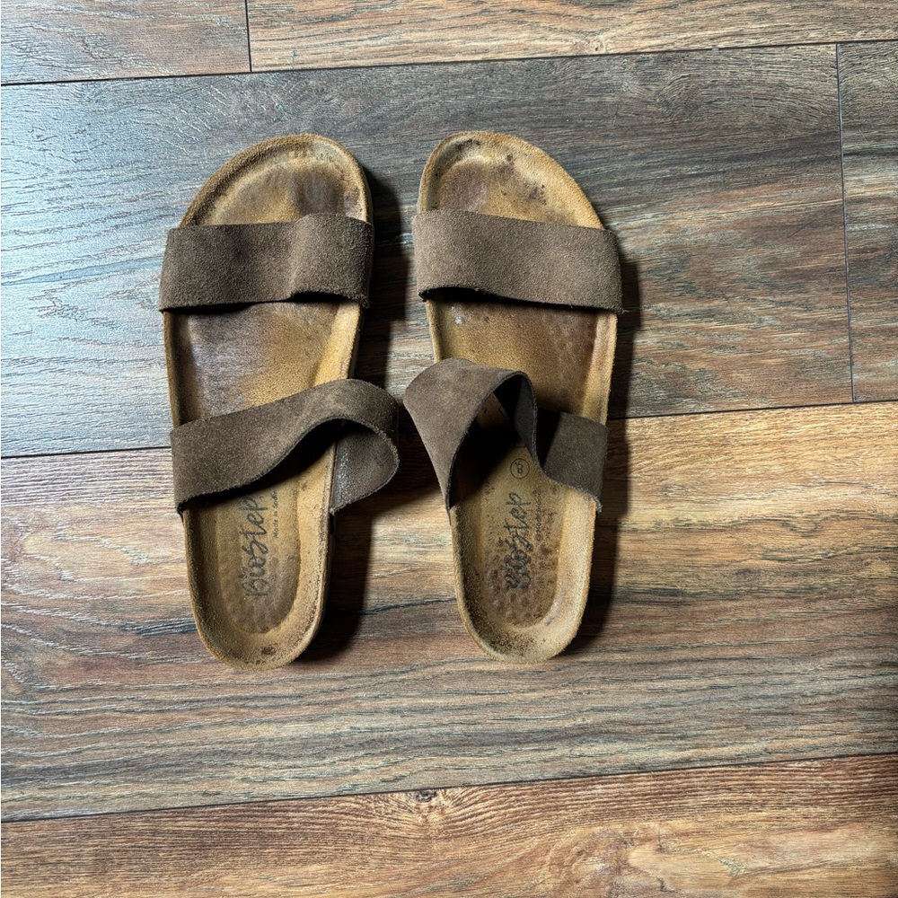 Brown Suede Women's Sandals